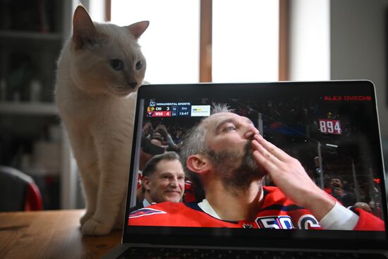 US Russia Ice Hockey Ovechkin NHL Career Goal Record