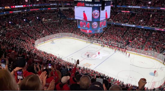 US Russia Ice Hockey Ovechkin NHL Career Goal Record