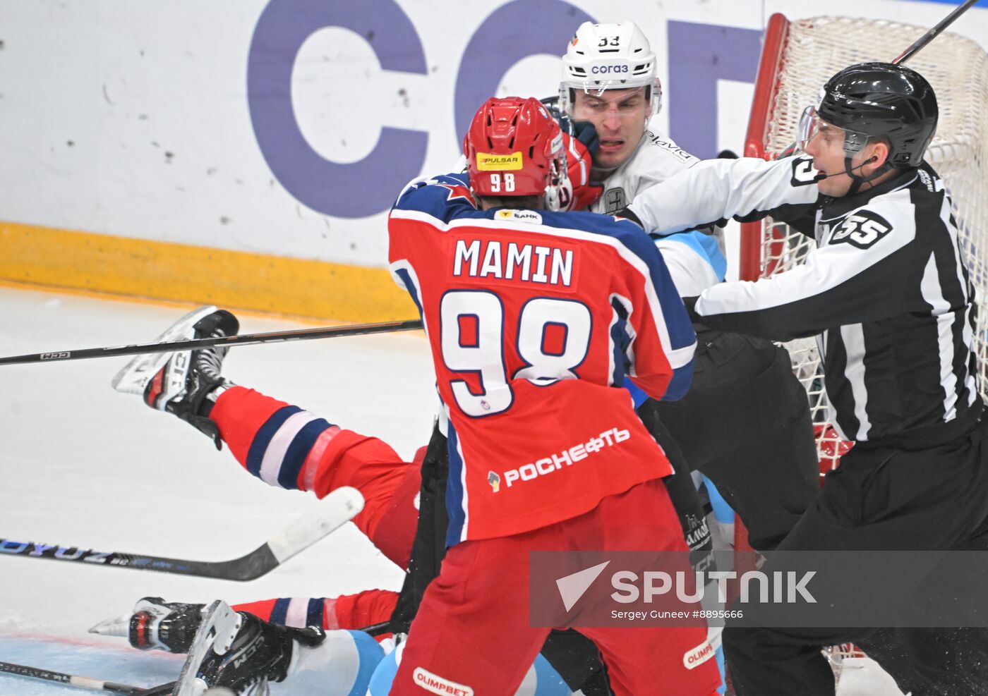 Russia Ice Hockey Kontinental League CSKA - Dinamo