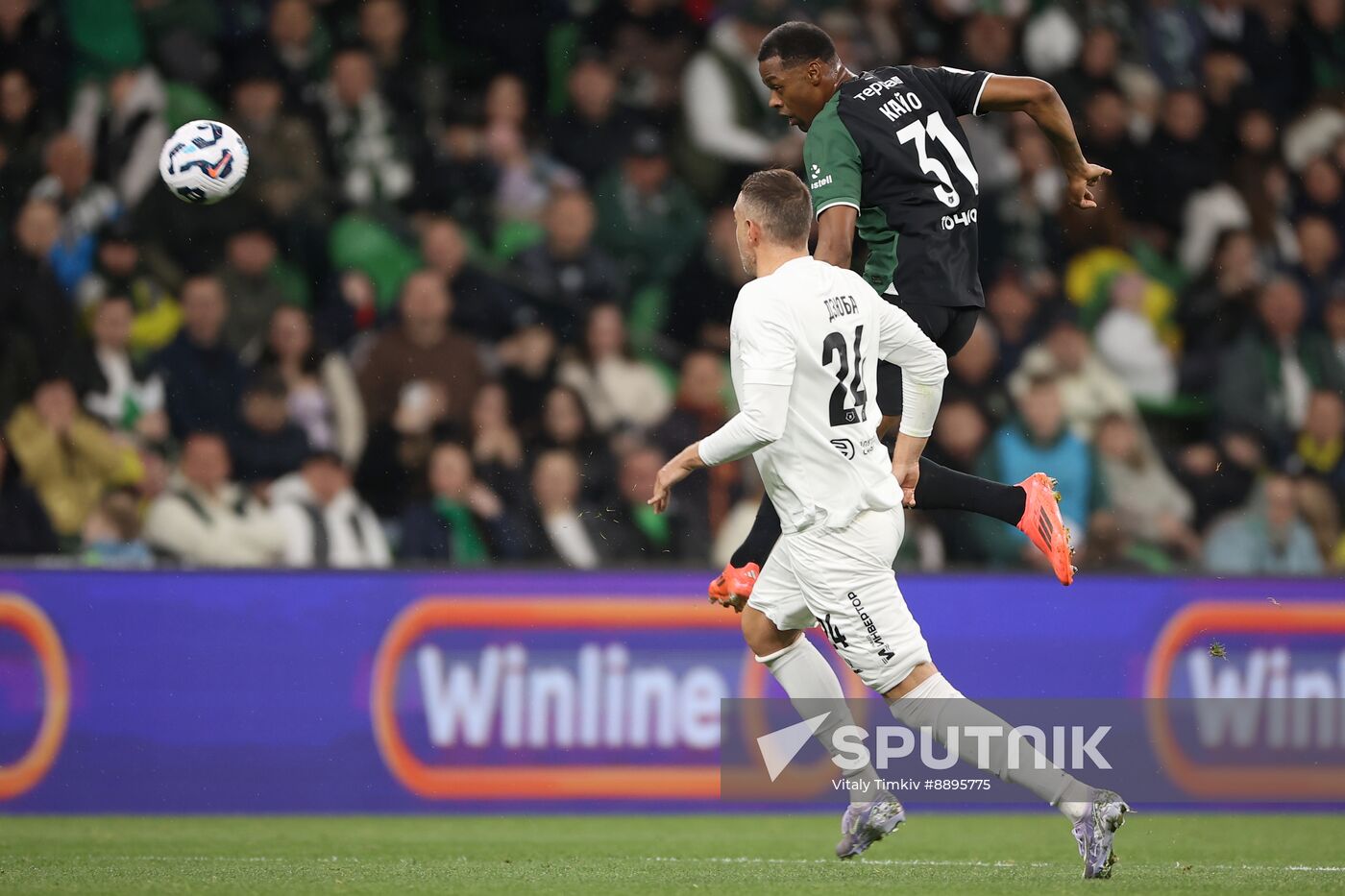 Russia Soccer Premier-League Krasnodar - Akron