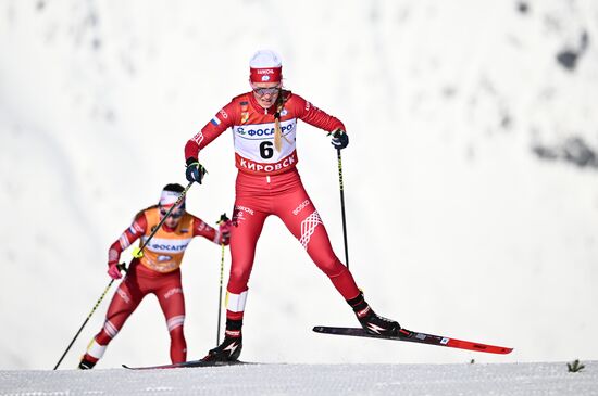 Russia Cross-Country Skiing Cup Women Mass Start