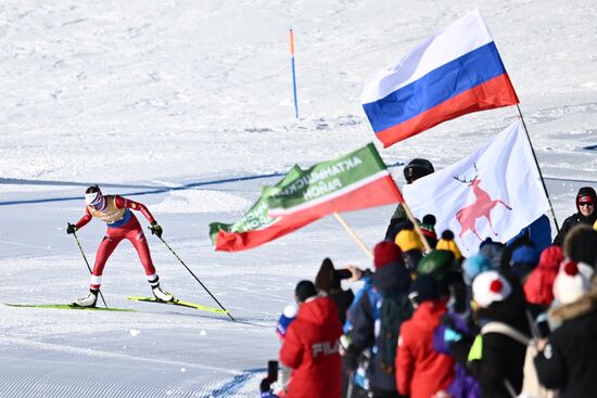 Russia Cross-Country Skiing Cup Women Mass Start
