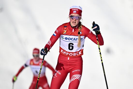 Russia Cross-Country Skiing Cup Women Mass Start