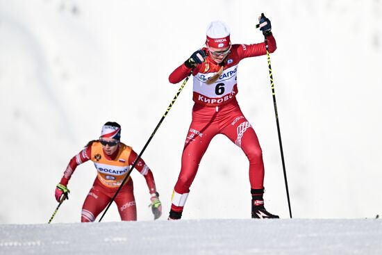 Russia Cross-Country Skiing Cup Women Mass Start