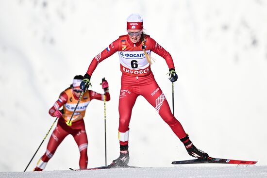 Russia Cross-Country Skiing Cup Women Mass Start