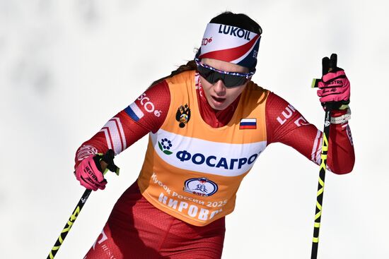 Russia Cross-Country Skiing Cup Women Mass Start