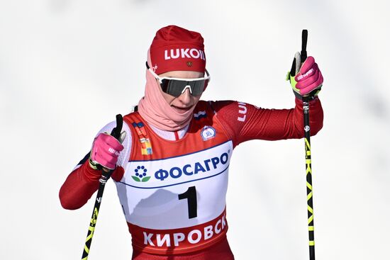 Russia Cross-Country Skiing Cup Women Mass Start