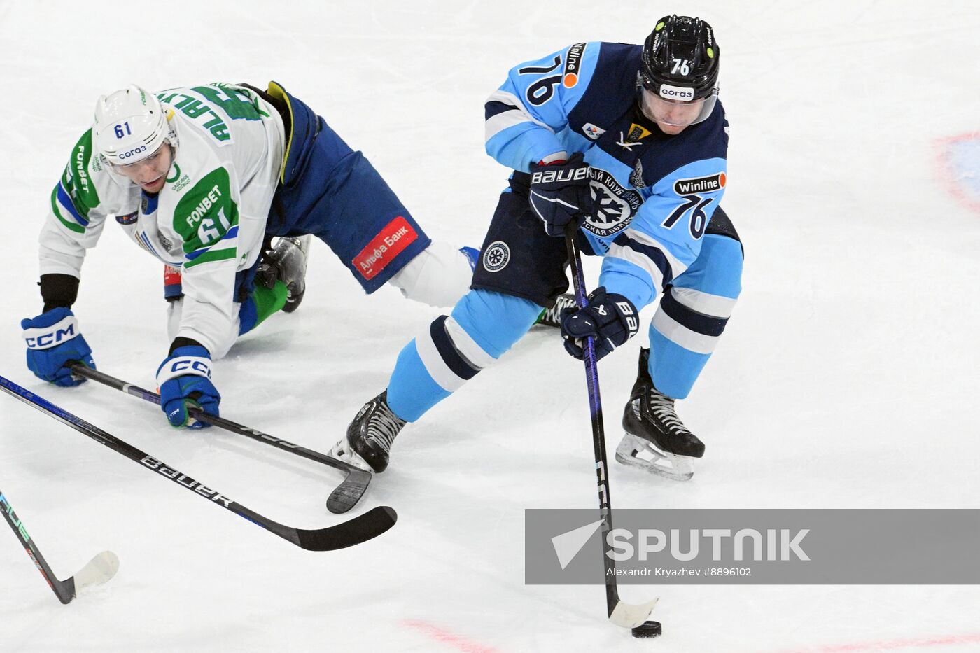 Russia Ice Hockey Kontinental League Sibir - Salavat Yulaev