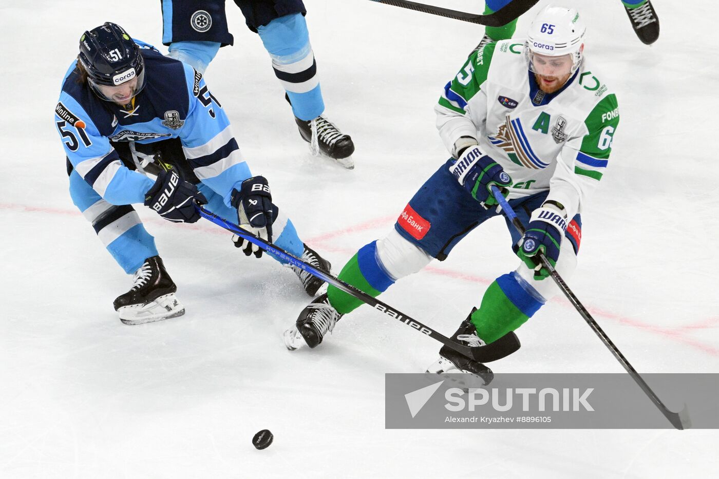 Russia Ice Hockey Kontinental League Sibir - Salavat Yulaev