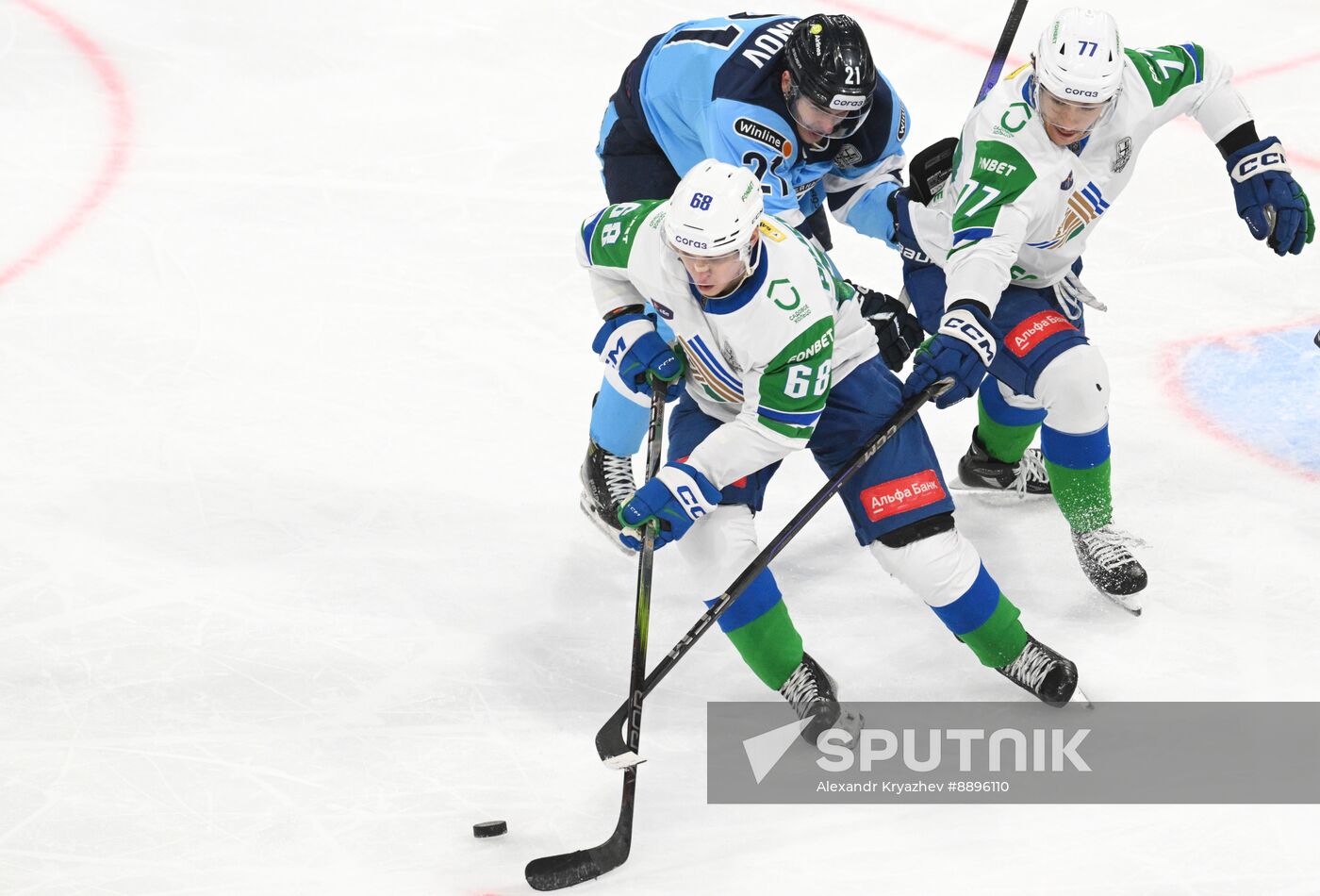 Russia Ice Hockey Kontinental League Sibir - Salavat Yulaev