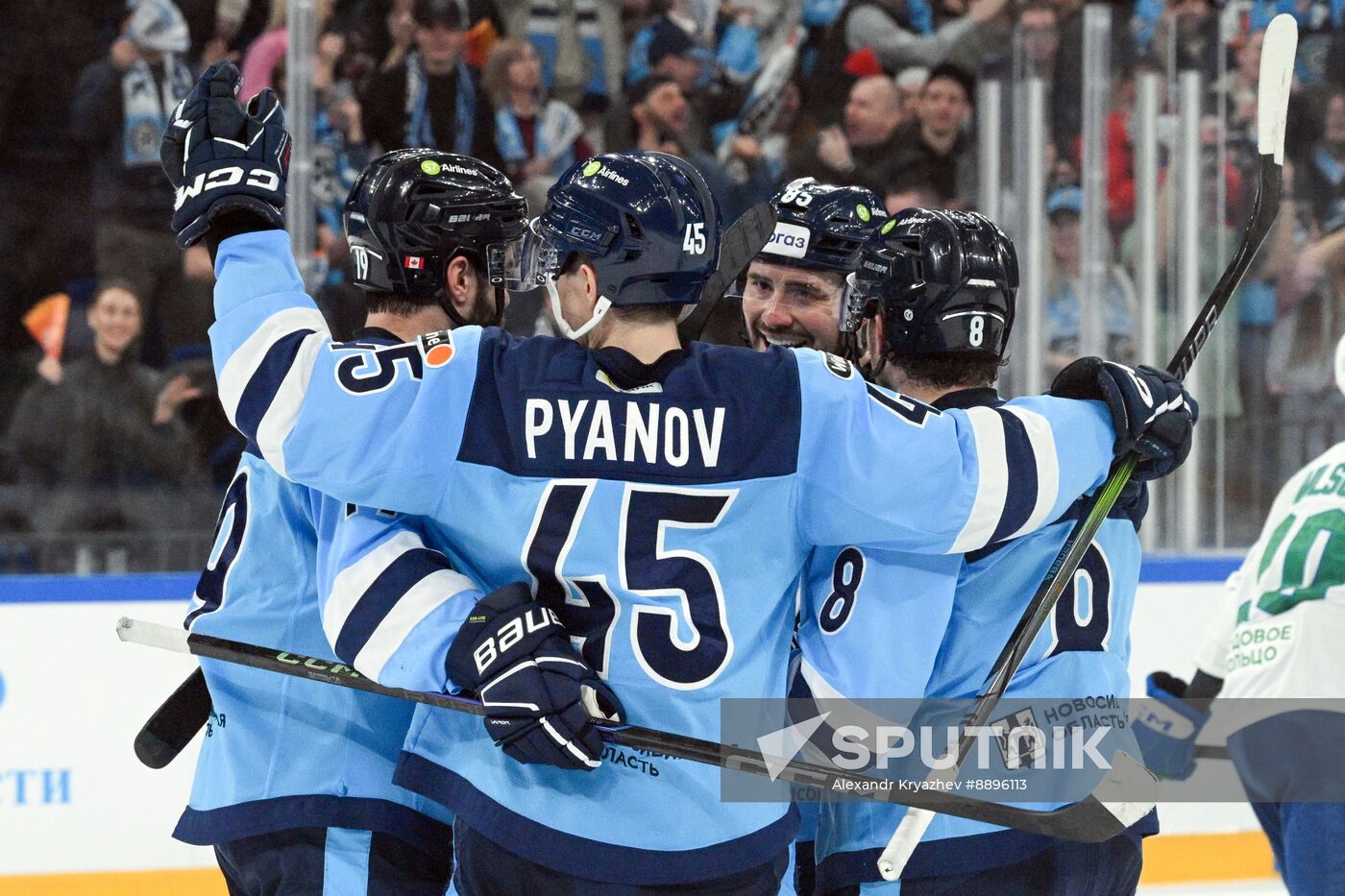 Russia Ice Hockey Kontinental League Sibir - Salavat Yulaev