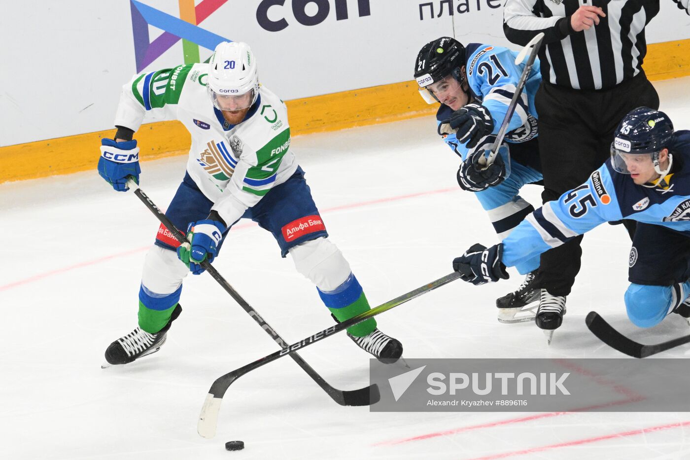 Russia Ice Hockey Kontinental League Sibir - Salavat Yulaev