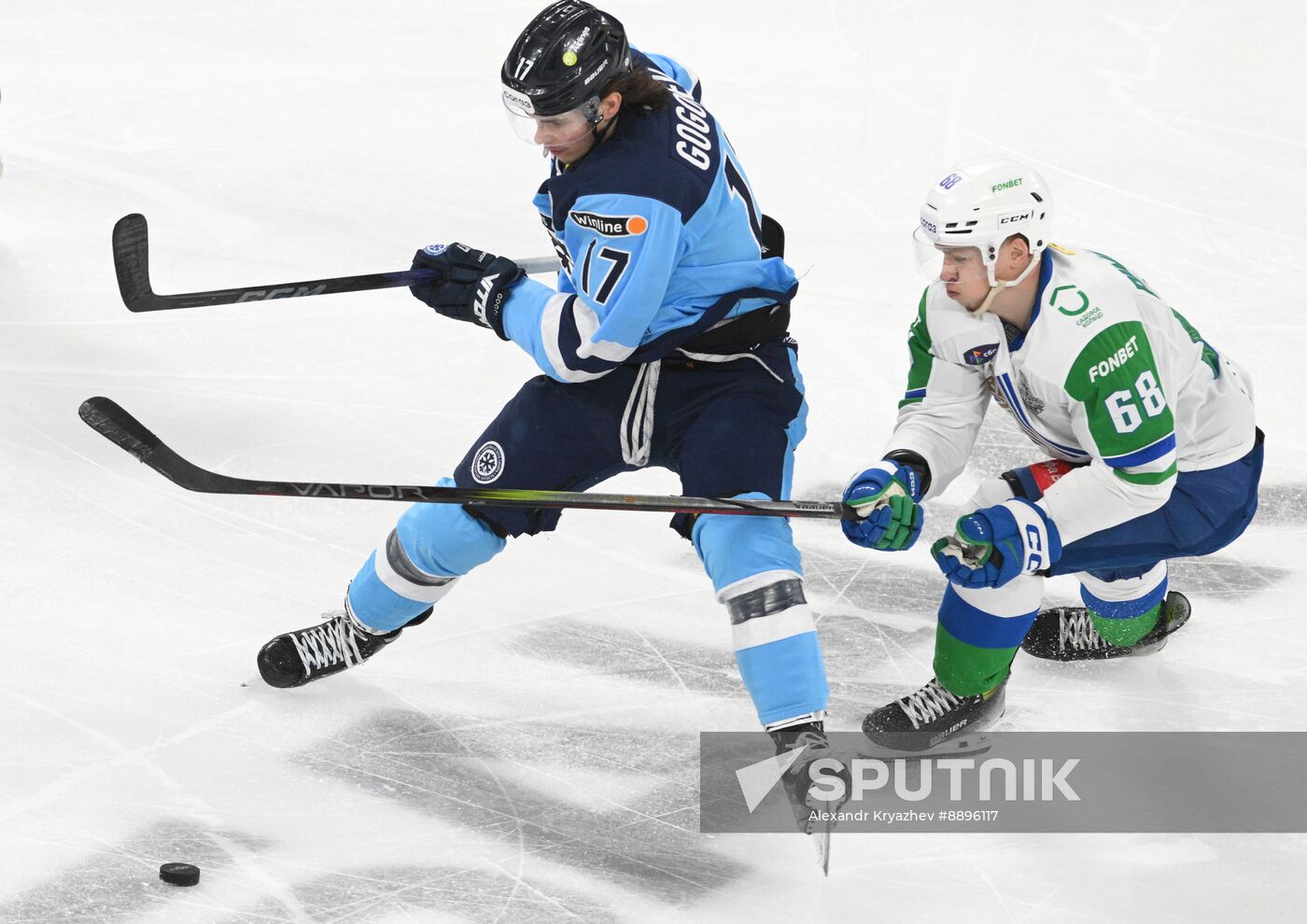 Russia Ice Hockey Kontinental League Sibir - Salavat Yulaev