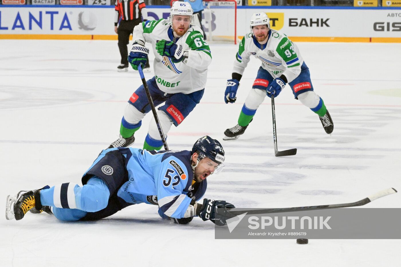 Russia Ice Hockey Kontinental League Sibir - Salavat Yulaev