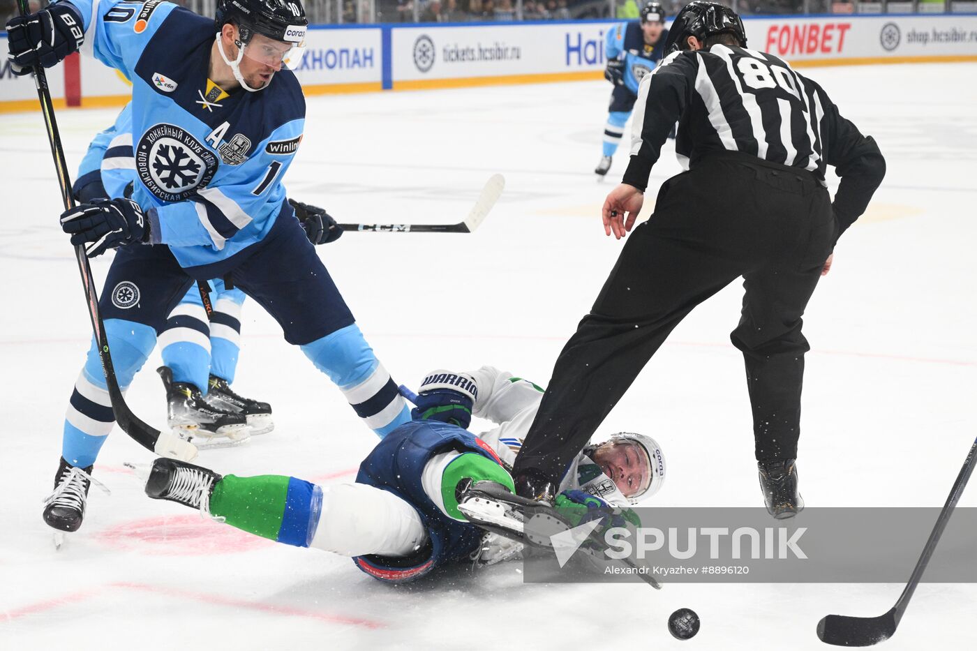 Russia Ice Hockey Kontinental League Sibir - Salavat Yulaev