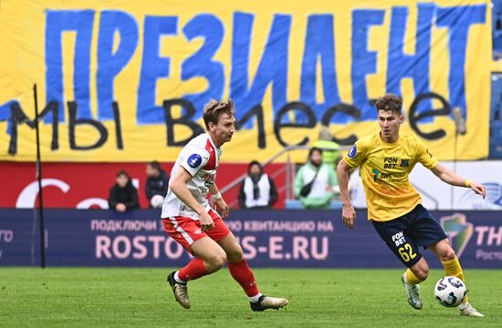 Russia Soccer Premier League Rostov - Spartak