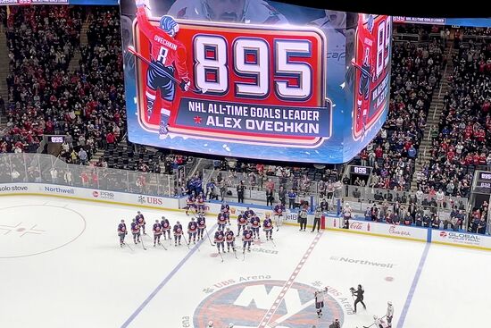 US Russia Ice Hockey Ovechkin NHL Career Goal Record