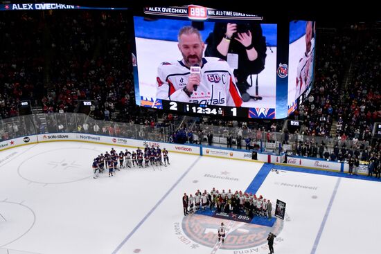 US Russia Ice Hockey Ovechkin NHL Career Goal Record