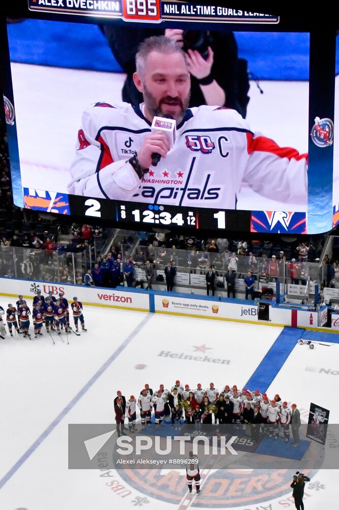 US Russia Ice Hockey Ovechkin NHL Career Goal Record
