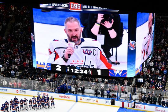 US Russia Ice Hockey Ovechkin NHL Career Goal Record