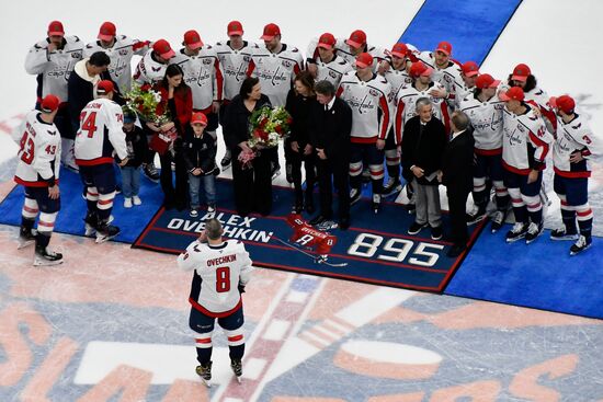 US Russia Ice Hockey Ovechkin NHL Career Goal Record
