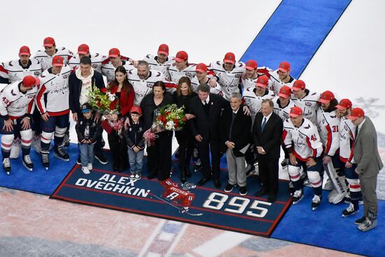 US Russia Ice Hockey Ovechkin NHL Career Goal Record