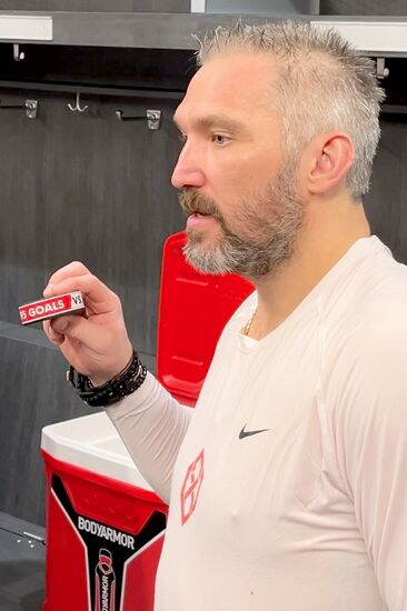 US Russia Ice Hockey Ovechkin NHL Career Goal Record