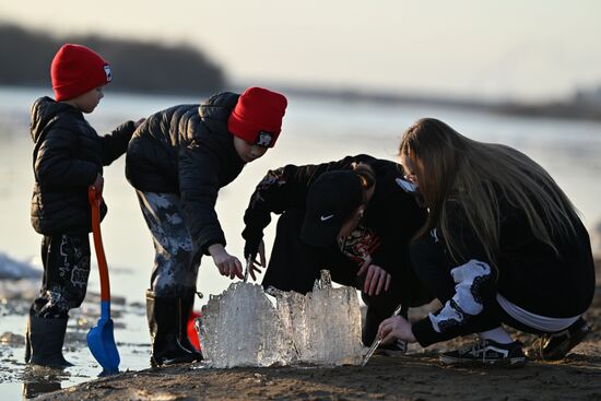 Russia Siberia Ice Drift