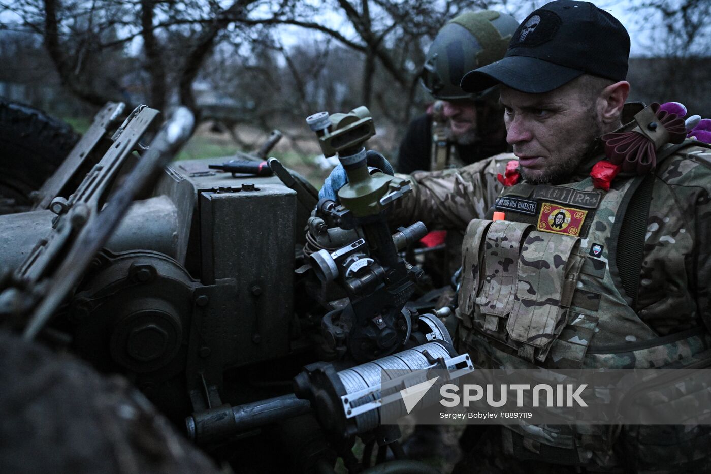 Russia Ukraine Kursk Attack Artillery Unit