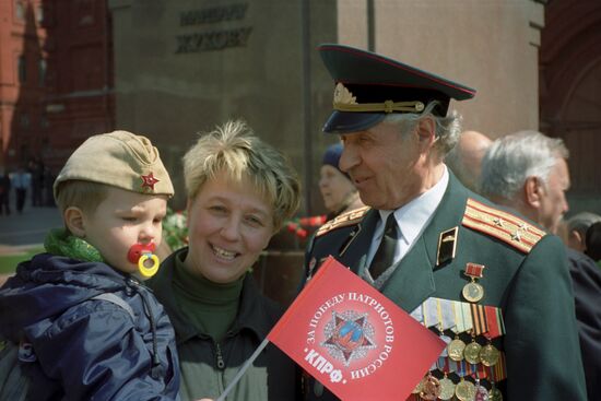 Celebrating Victory Day in Moscow