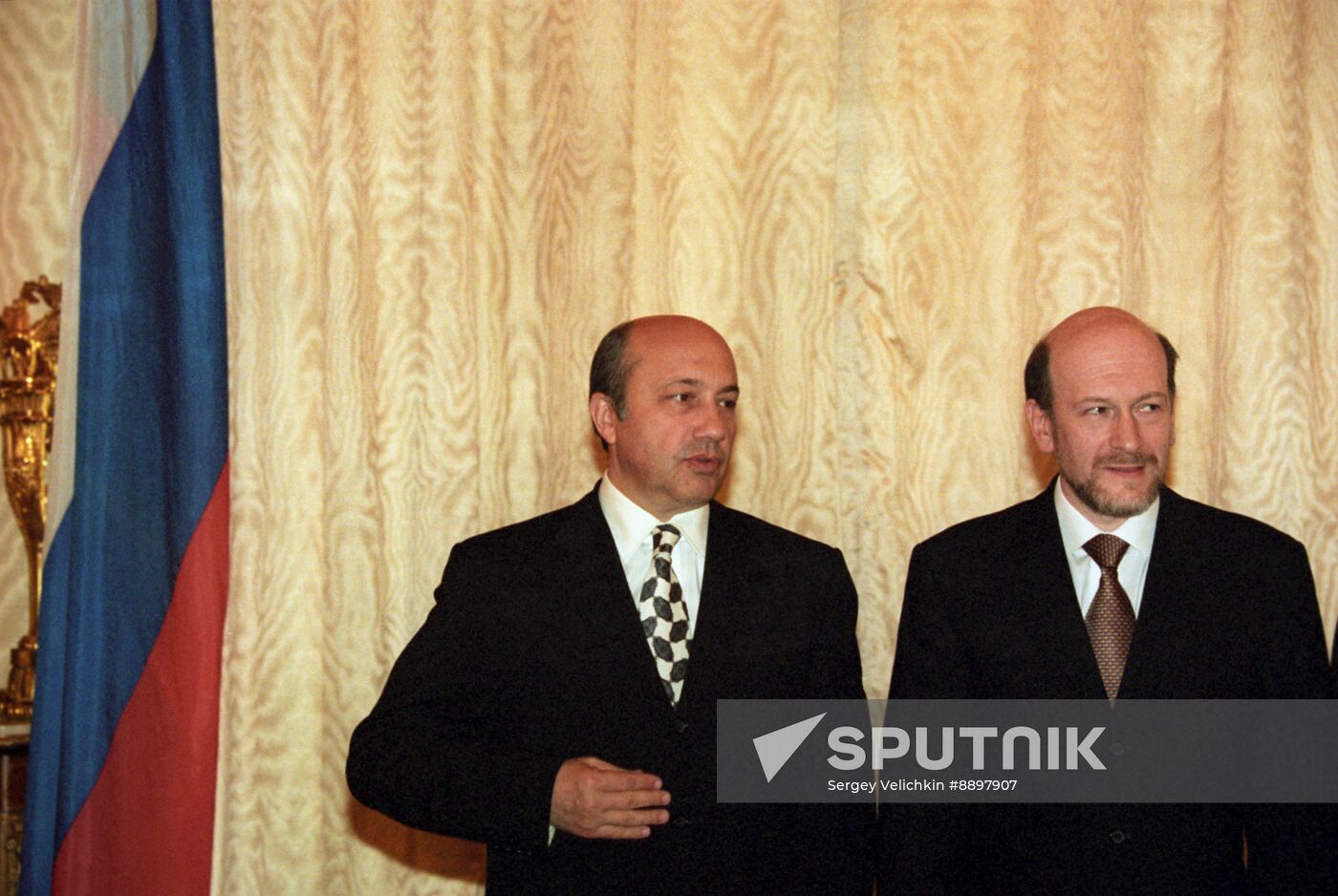 Igor Ivanov and Alexander Voloshin after meeting