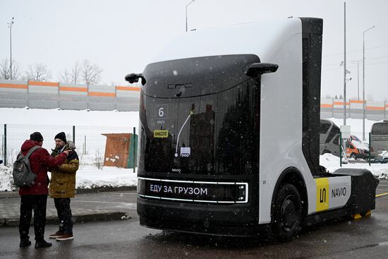Russia Self Driving Trucks