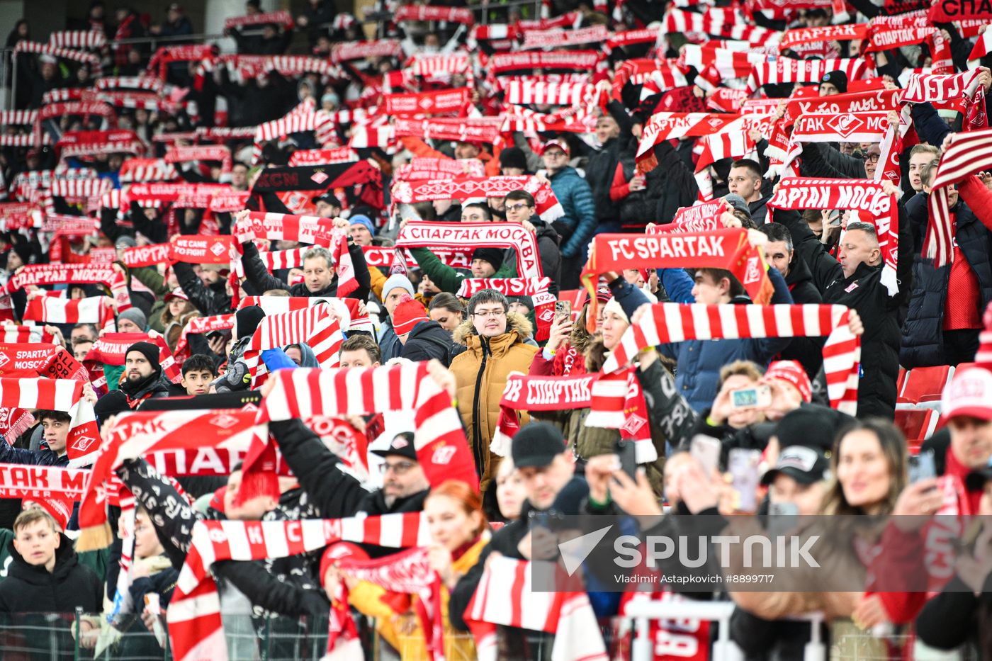 Russia Soccer Premier-League Spartak - Dynamo Mkh
