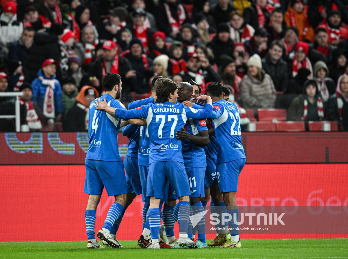 Russia Soccer Premier-League Spartak - Dynamo Mkh