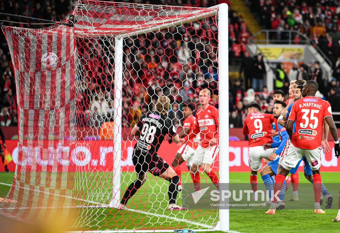 Russia Soccer Premier-League Spartak - Dynamo Mkh