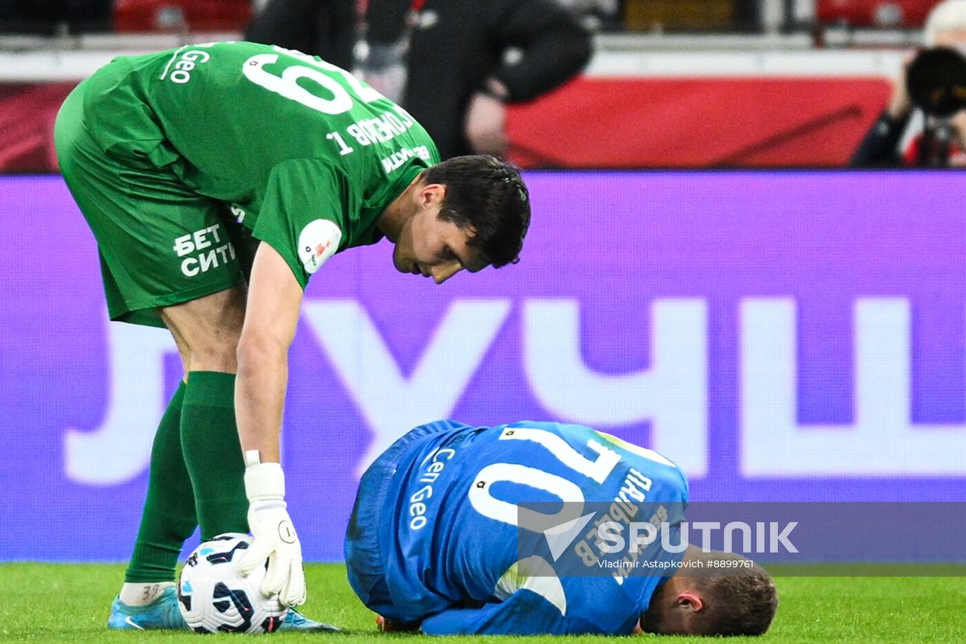 Russia Soccer Premier-League Spartak - Dynamo Mkh