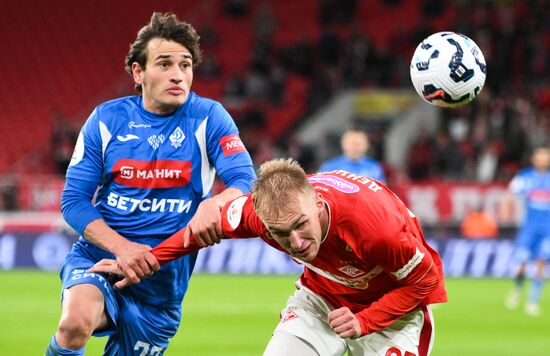 Russia Soccer Premier-League Spartak - Dynamo Mkh