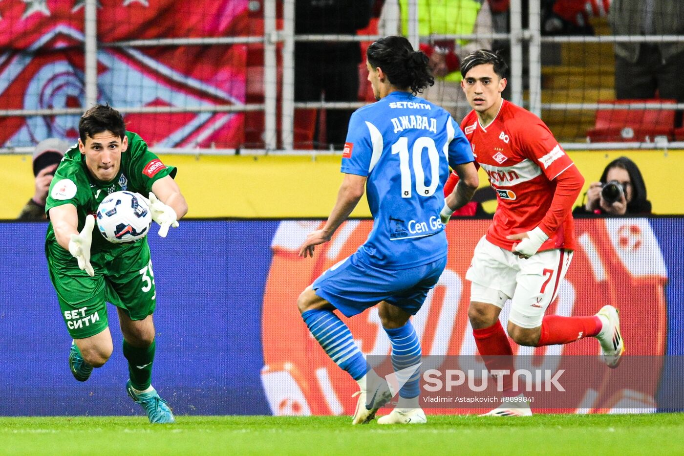 Russia Soccer Premier-League Spartak - Dynamo Mkh