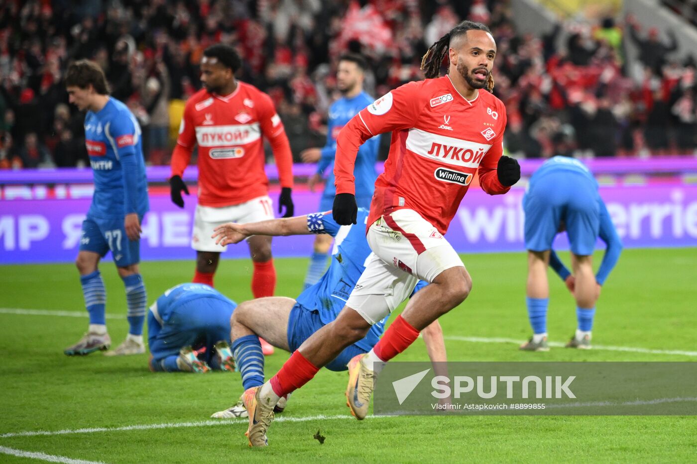 Russia Soccer Premier-League Spartak - Dynamo Mkh