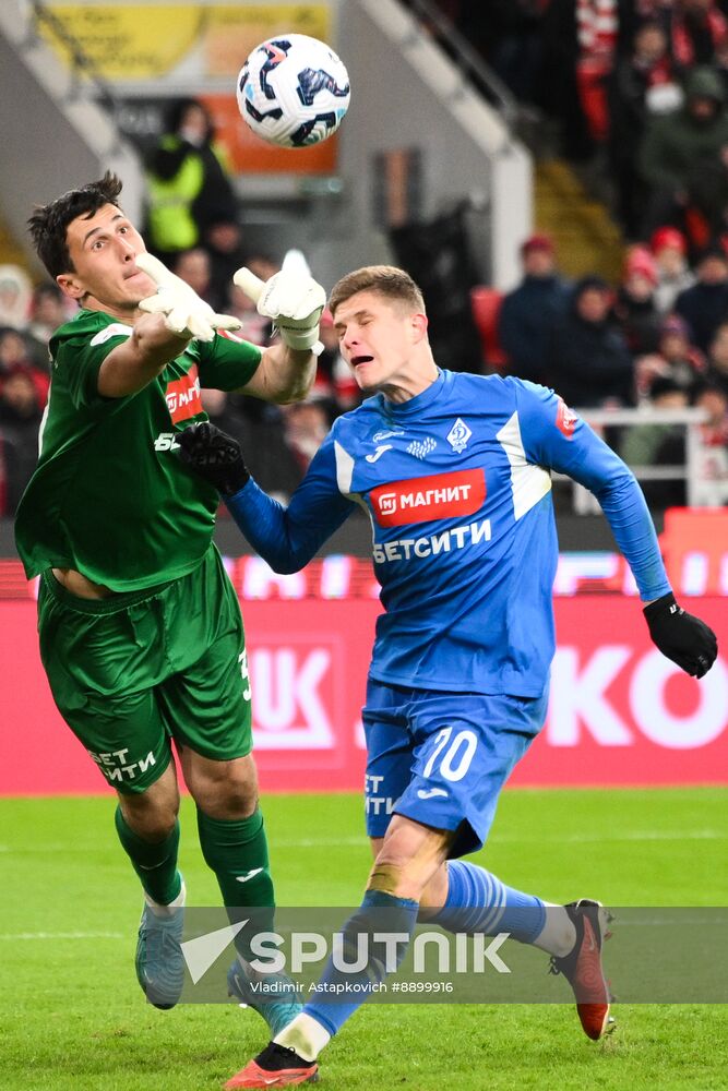 Russia Soccer Premier-League Spartak - Dynamo Mkh