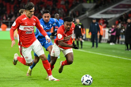 Russia Soccer Premier-League Spartak - Dynamo Mkh
