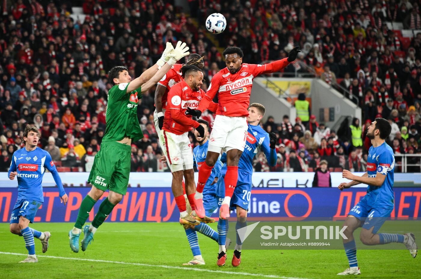 Russia Soccer Premier-League Spartak - Dynamo Mkh