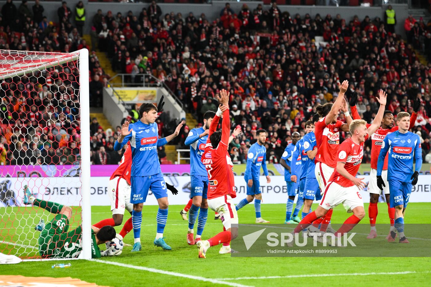 Russia Soccer Premier-League Spartak - Dynamo Mkh