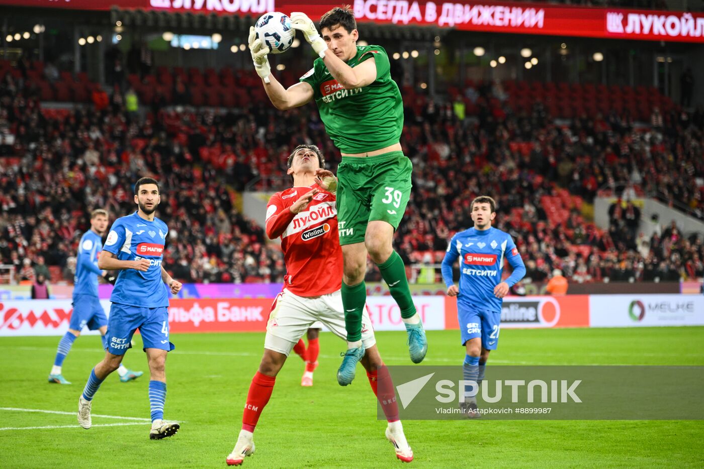 Russia Soccer Premier-League Spartak - Dynamo Mkh