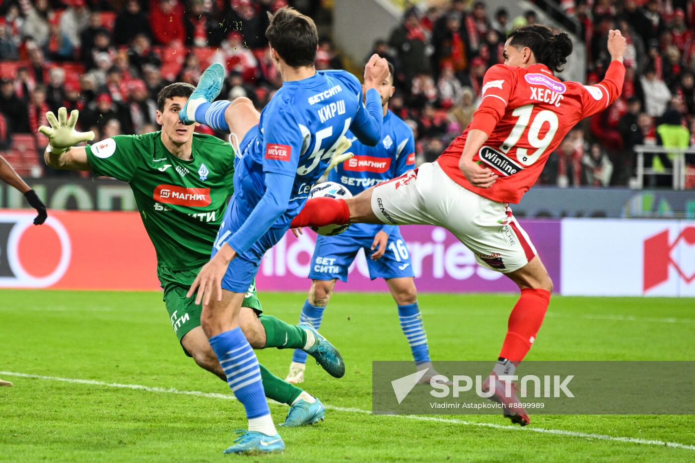 Russia Soccer Premier-League Spartak - Dynamo Mkh