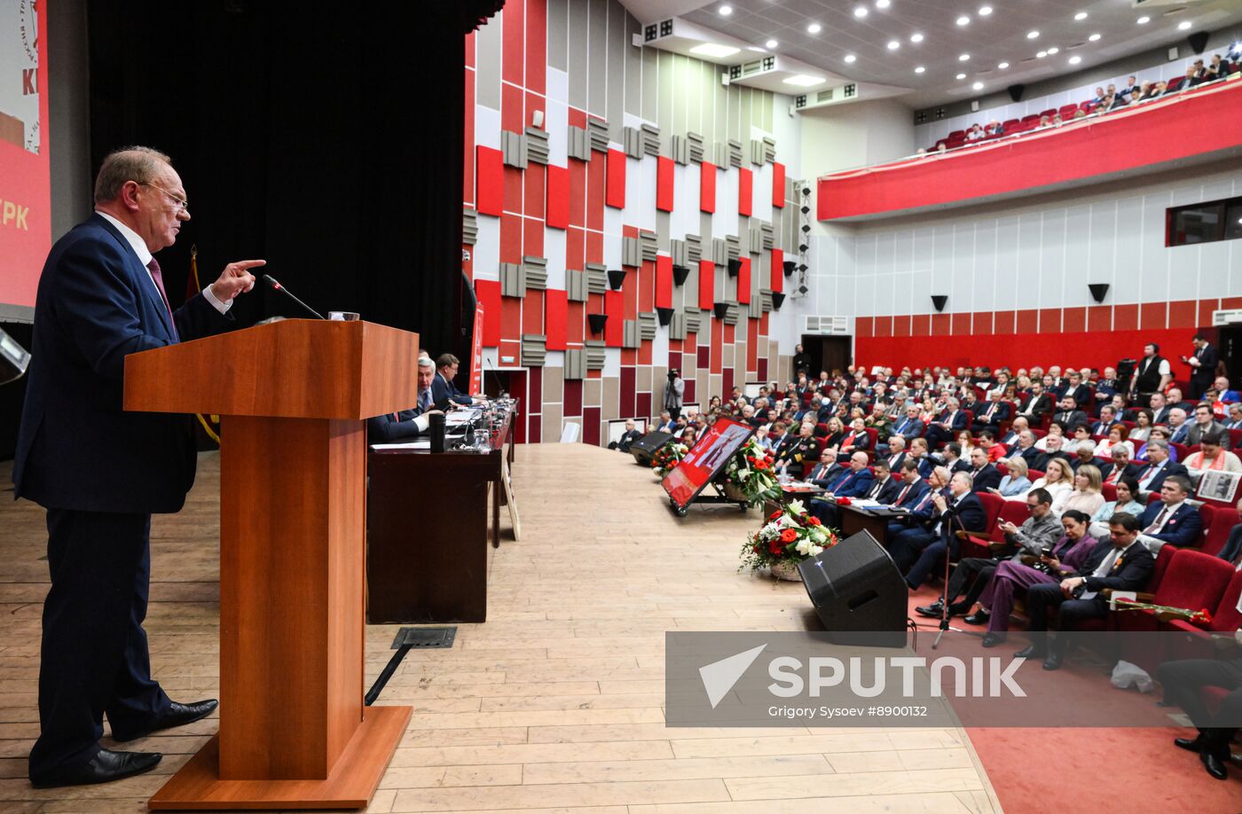 Russia Communist Party Plenary Meeting