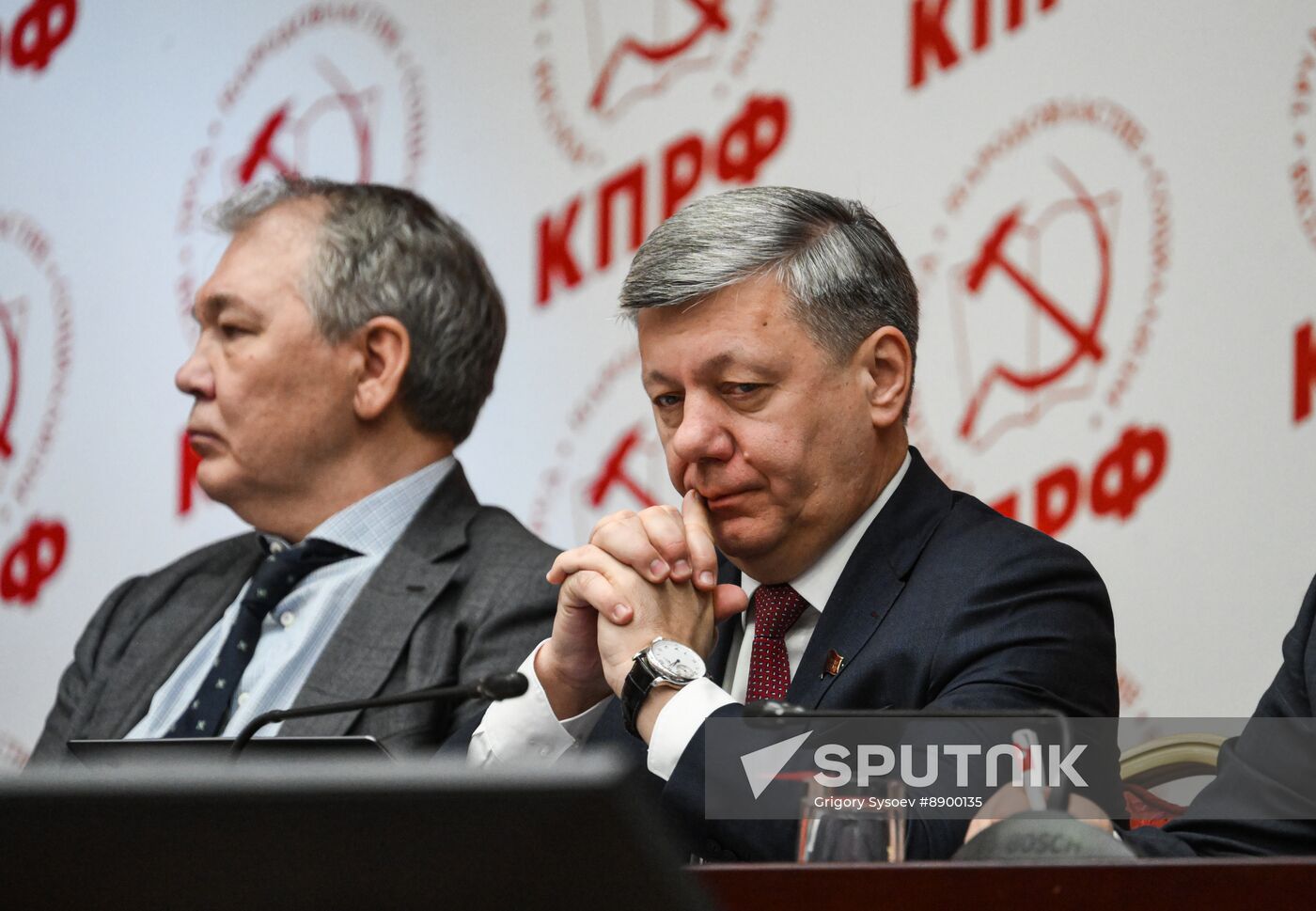 Russia Communist Party Plenary Meeting