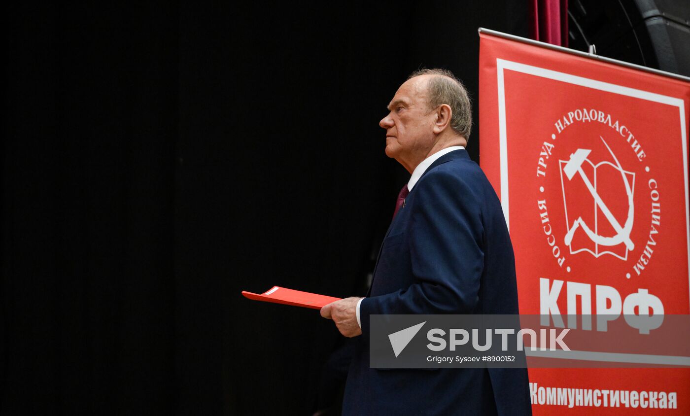 Russia Communist Party Plenary Meeting