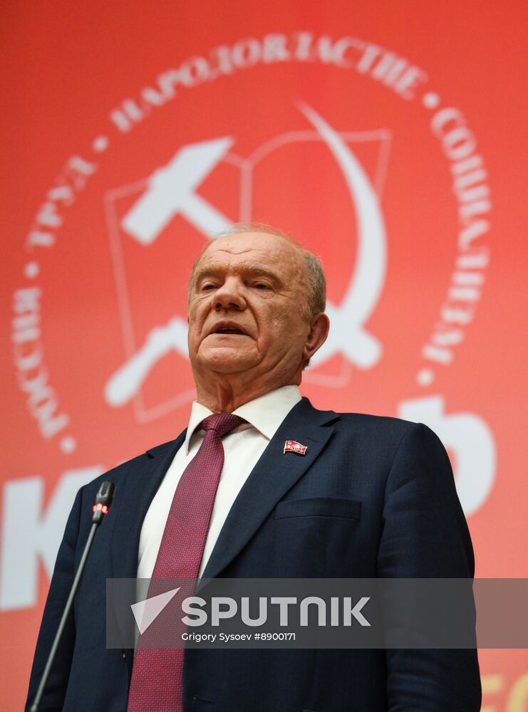 Russia Communist Party Plenary Meeting