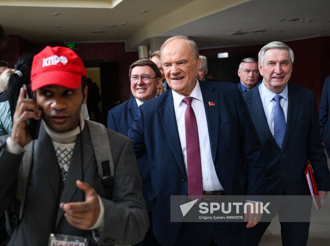 Russia Communist Party Plenary Meeting